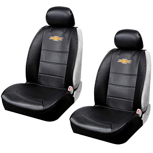 Plasticolor 008599R01 One Pair Seat Covers Logo Premium 3 Piece Sideless Car Truck or SUV Seatcover with Cargo Pocket Compatible with Chevrolet Plasticolor 008599R01 One Pair Seat Covers Logo Premium 3 Piece Sideless Car Truck or SUV Seatcover with Cargo Pocket Compatible with Chevrolet